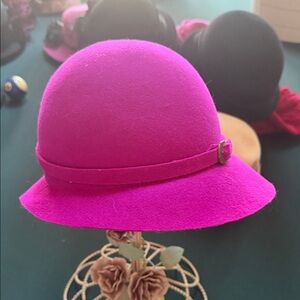 Chic Fuchsia Women's Cloche Hat